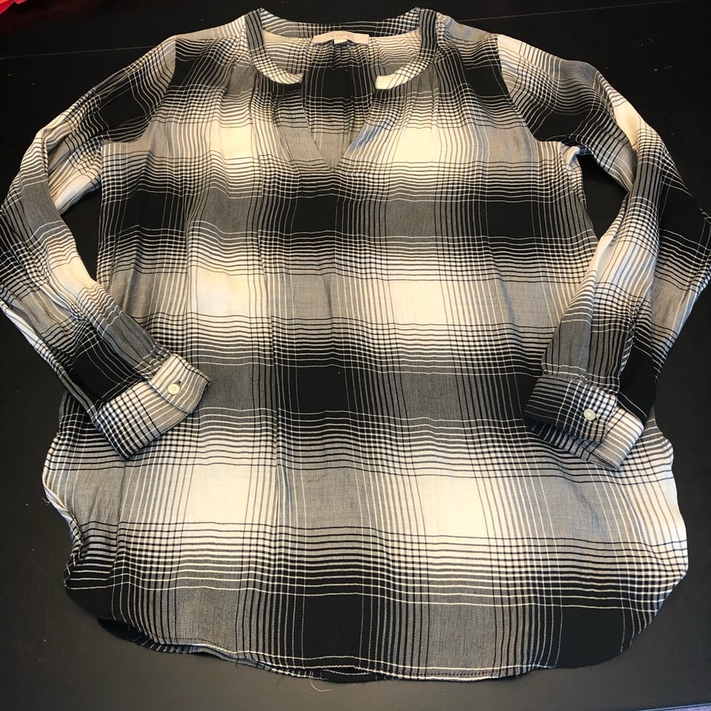 Loft V-Neck Blouse